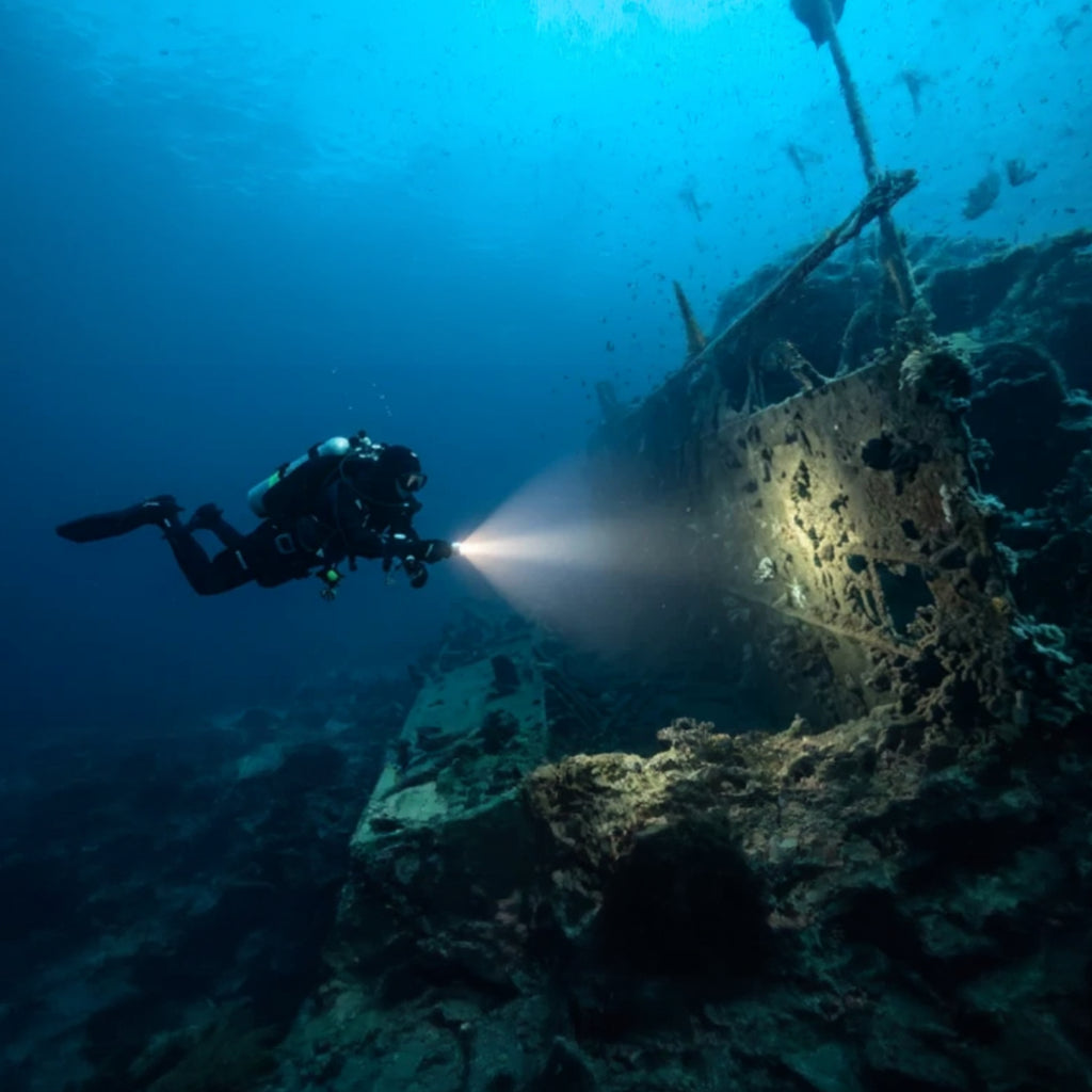 Diving flashlight